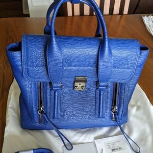 3.1 Phillip Lim 'Pashli' Medium Cobalt Satchel